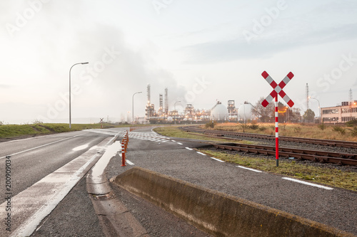Obraz na plátně rail road crossing