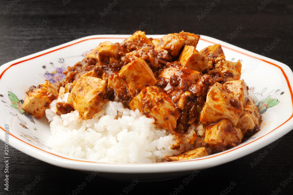 麻婆豆腐丼 麻婆豆腐丼