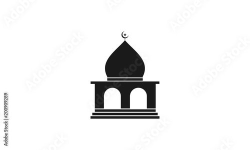 mosque vector icon