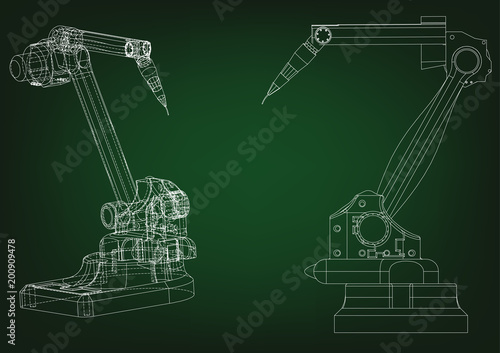 3d model of a welding robot