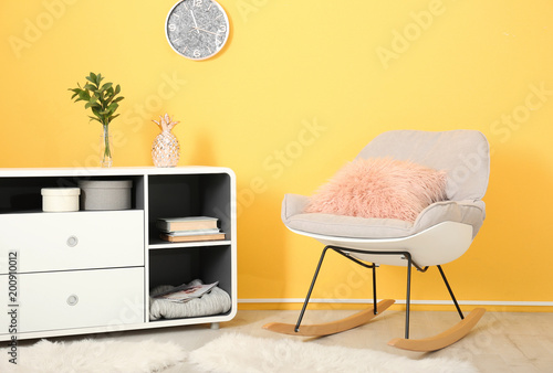 Elegant room interior with ...