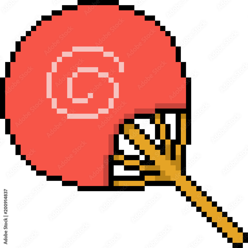 Fototapeta premium vector pixel art fan