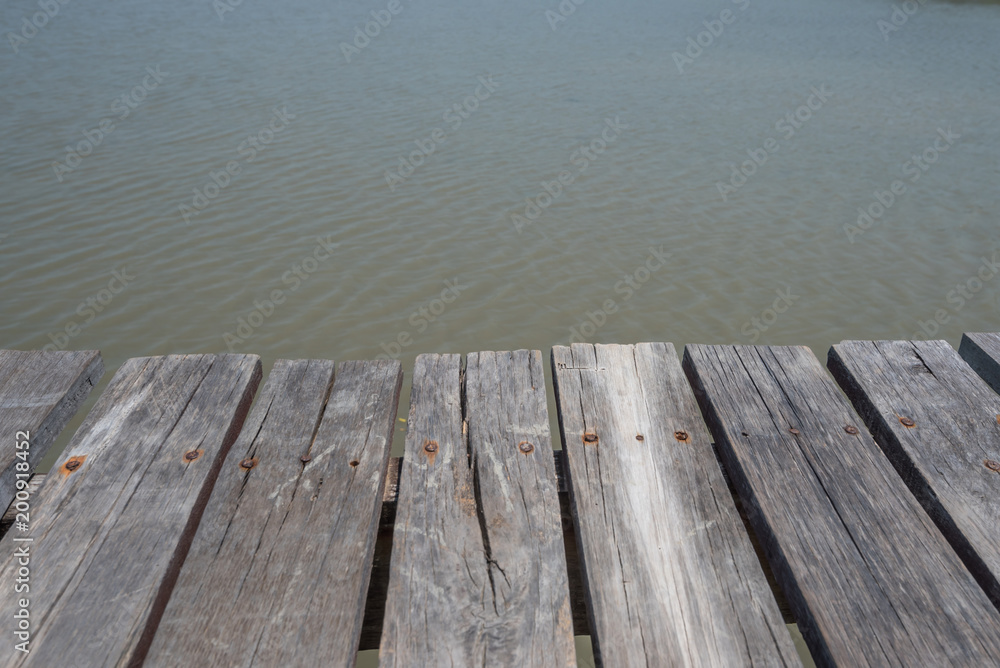 wooden Bridge in the sea wooden Bridge in the sea
