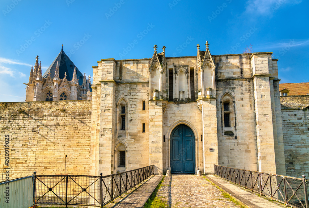The Chateau de Vincennes, a 14th and 17th century royal fortress near Paris in France