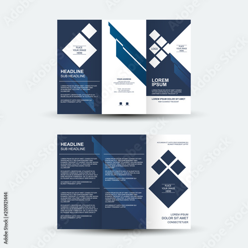Brochure design, brochure template, creative tri-fold, trend brochure