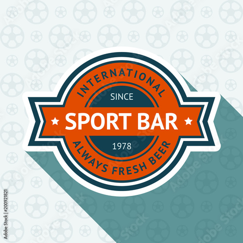 Soccer pub badge