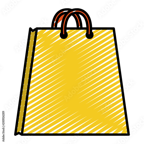 doodle market shopping bag object design