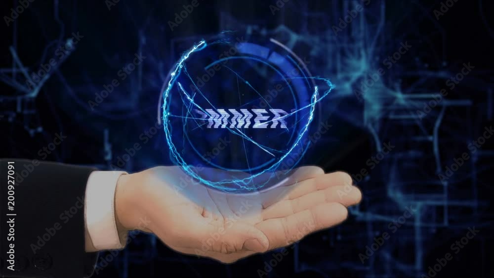 Painted hand shows concept hologram Commerce on his hand. Drawn man in business suit with future technology screen and modern cosmic background Painted hand shows concept hologram Commerce on his hand. Drawn man in business suit with future technology screen and modern cosmic background