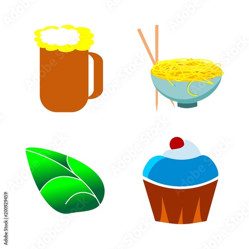 icons about Food with organic, dessert, bake, cooking and cherry