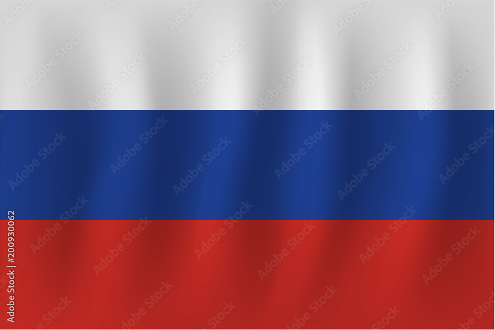 vector of ripple russia flag