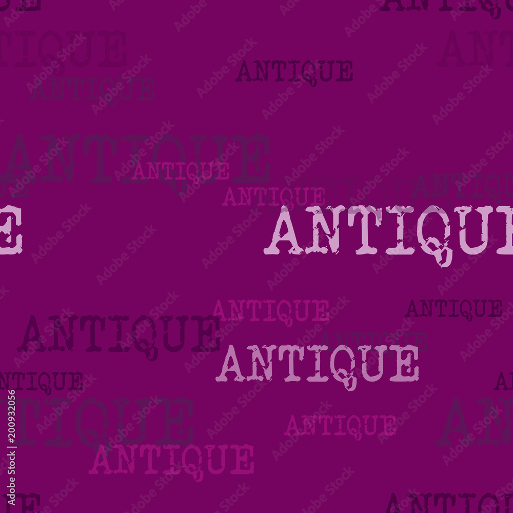 Antique typography pattern. Typography only series. Minimal graphics Antique typography pattern. Typography only series. Minimal graphics