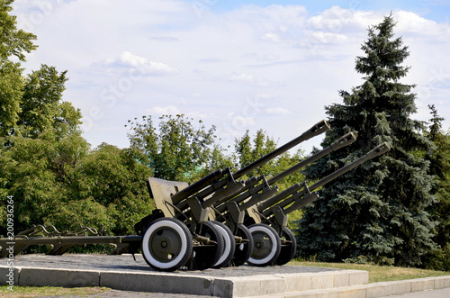 Obraz na plátně historical cannons of artillery