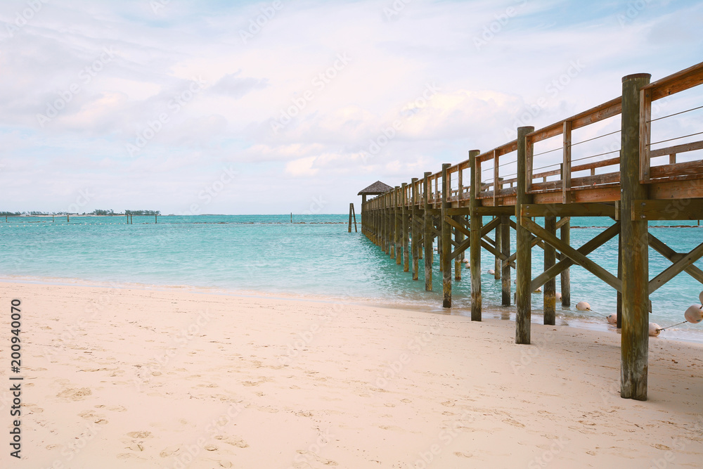 Beautiful tropical beach. Beautiful tropical beach.