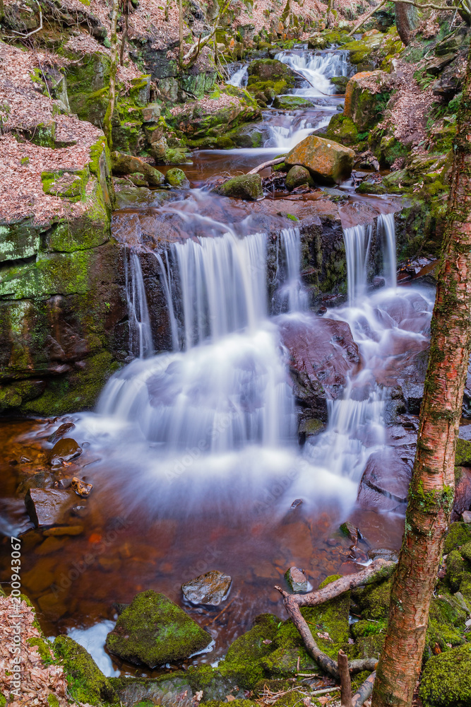 Obraz premium Waterfalls around Rivington, Lancashire