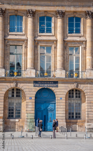 Ministère de la justice place Vendôme Paris