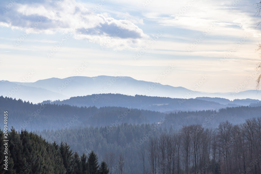 Mountains in the Black Forest, Germany