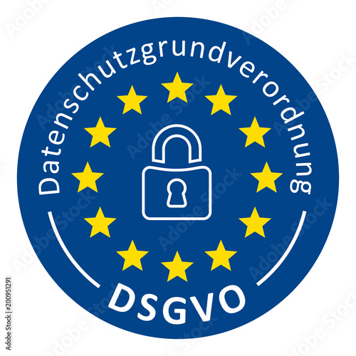 Button Datenschutzgrundverordnung DSGVO