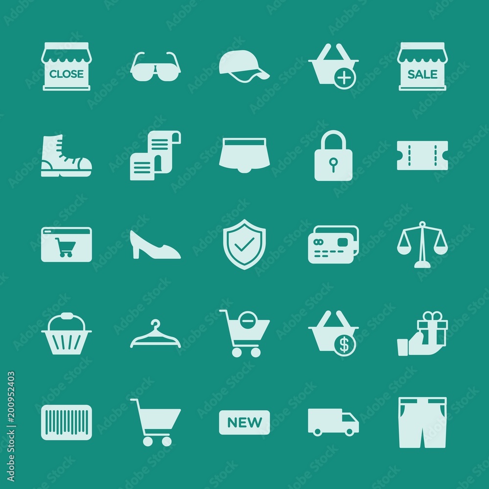 Modern Simple Set of clothes, shopping Vector fill Icons. ..Contains such Icons as message, present, wear, high, beautiful, baseball and more on green background. Fully Editable. Pixel Perfect. Modern Simple Set of clothes, shopping Vector fill Icons. ..Contains such Icons as message, present, wear, high, beautiful, baseball and more on green background. Fully Editable. Pixel Perfect.
