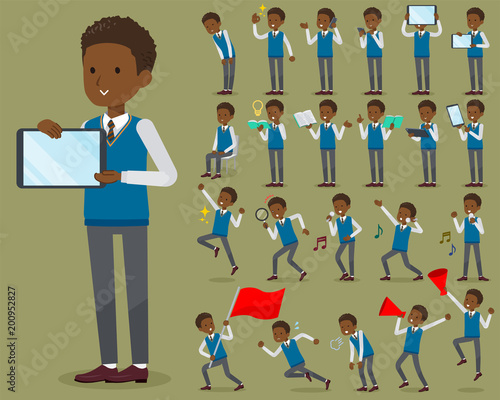 flat type school boy black_2