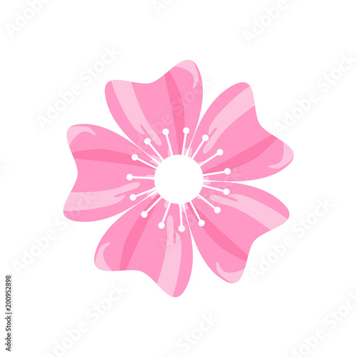 Vector Illustration. Flower sakura icon