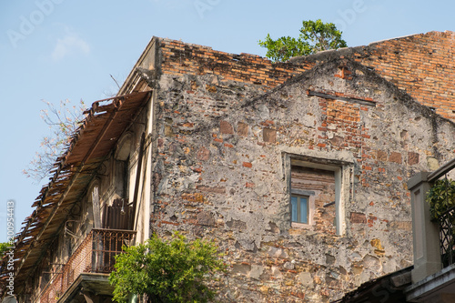 window on historic building facade  in old town center (Casco Antiguo)   photo