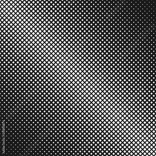 Wallpaper Mural Retro abstract halftone square pattern background - vector illustration with diagonal squares Torontodigital.ca