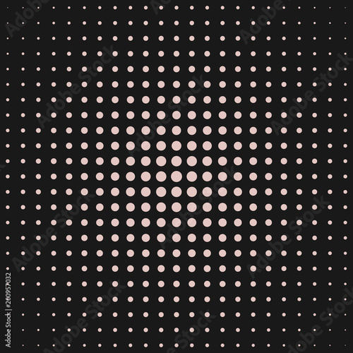 Abstract halftone circle background pattern template design