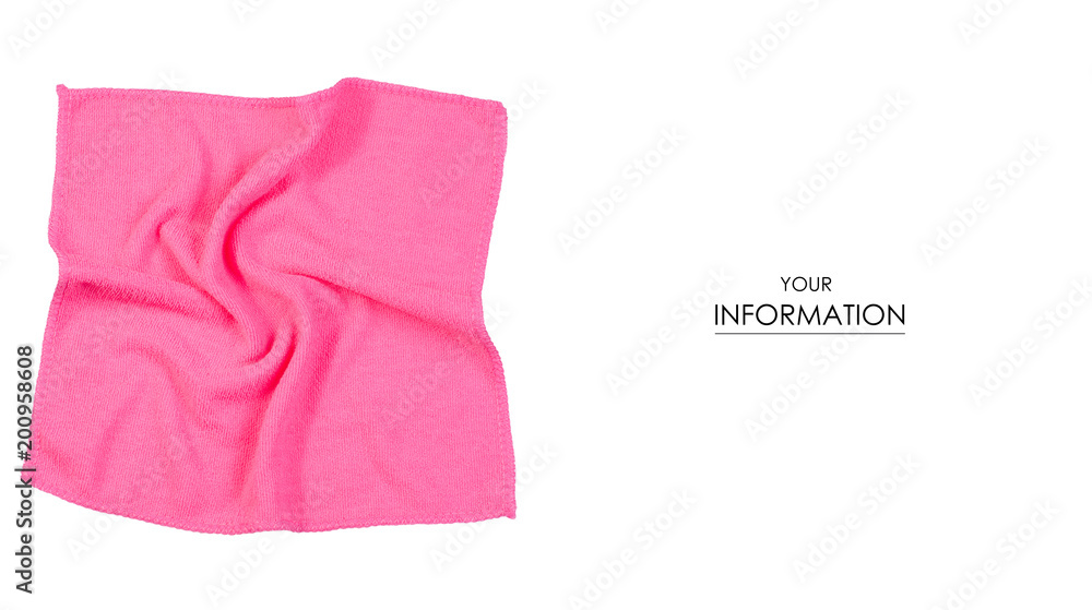 Napkin microfiber pink pattern Napkin microfiber pink pattern