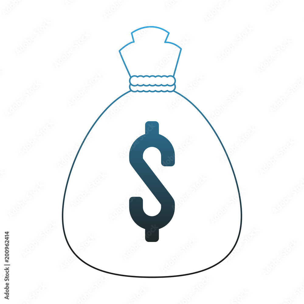 Money bag isolated vector illustration graphic design Money bag isolated vector illustration graphic design