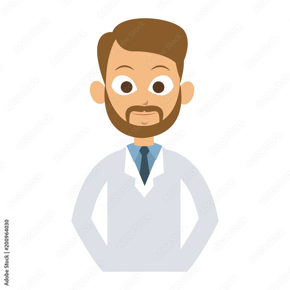 Male doctor cartoon vector illustration graphic design Male doctor cartoon vector illustration graphic design