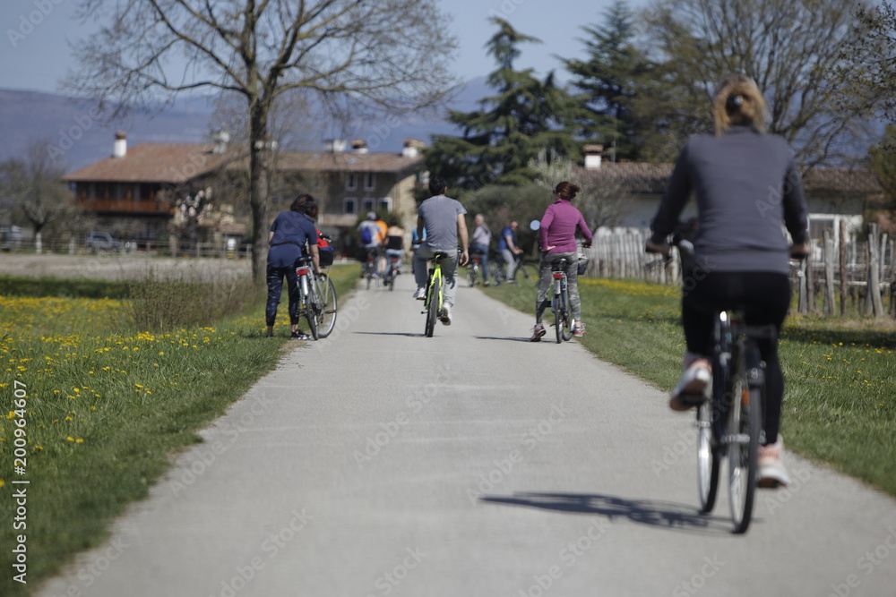 giro in bicicletta