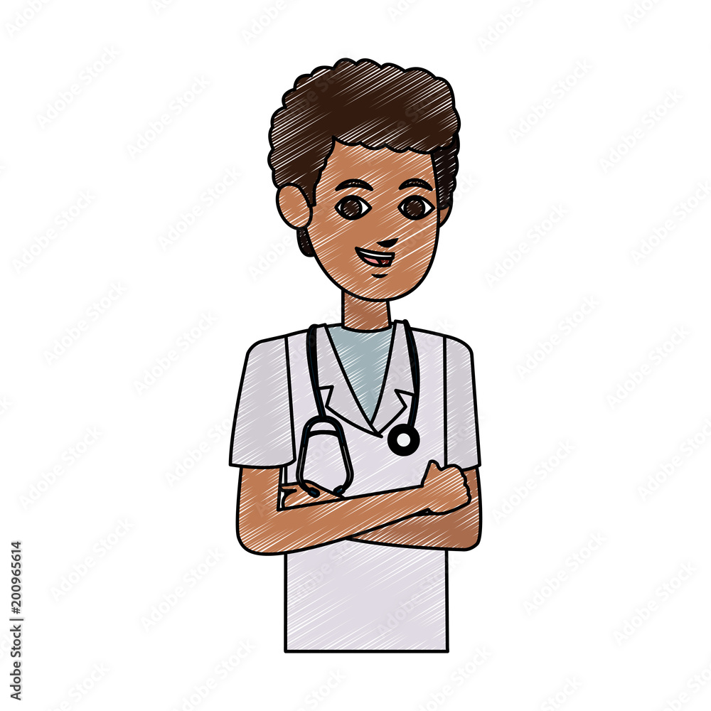 Male doctor cartoon vector illustration graphic design Male doctor cartoon vector illustration graphic design