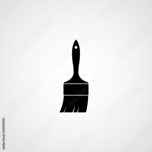 Paint brush icon. Vector