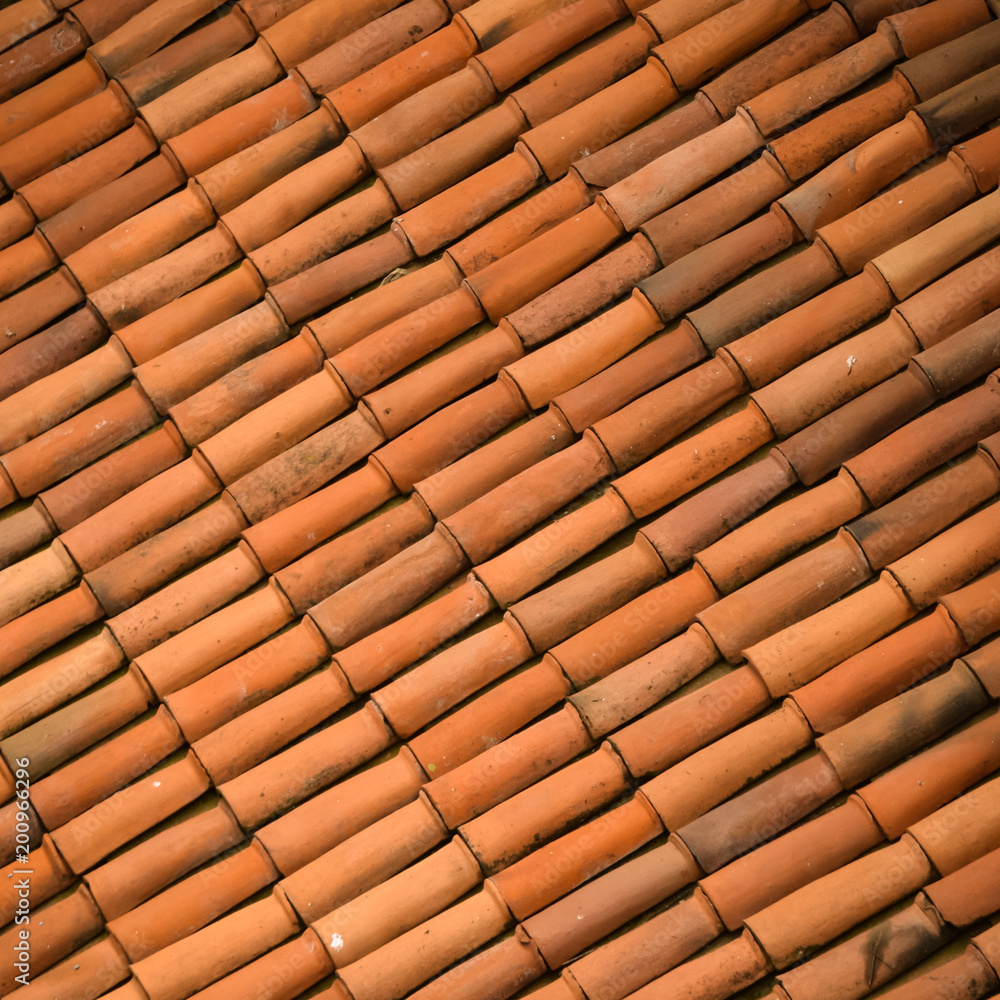 Textures with Ceramic roof (tiling) red brown orange color quadrant view in Georgia Textures with Ceramic roof (tiling) red brown orange color quadrant view in Georgia