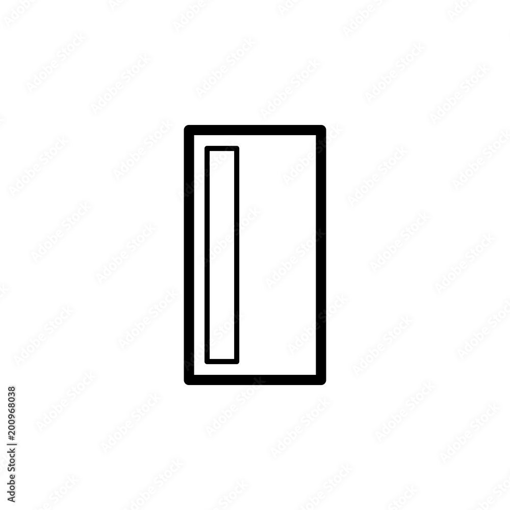 Entrance door icon. Element of door, window and gate for mobile concept and web apps. Thin line icon for website design and development, app development. Premium icon Entrance door icon. Element of door, window and gate for mobile concept and web apps. Thin line icon for website design and development, app development. Premium icon
