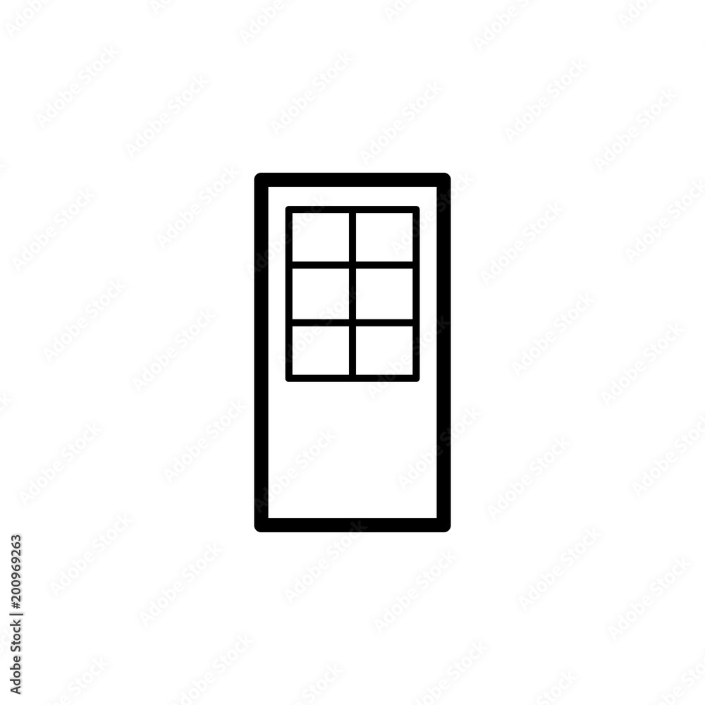 Door icon. Element of door, window and gate for mobile concept and web apps. Thin line icon for website design and development, app development. Premium icon Door icon. Element of door, window and gate for mobile concept and web apps. Thin line icon for website design and development, app development. Premium icon