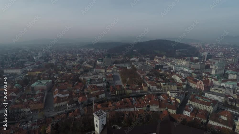 Ljubljana on a cloudy day Ljubljana on a cloudy day