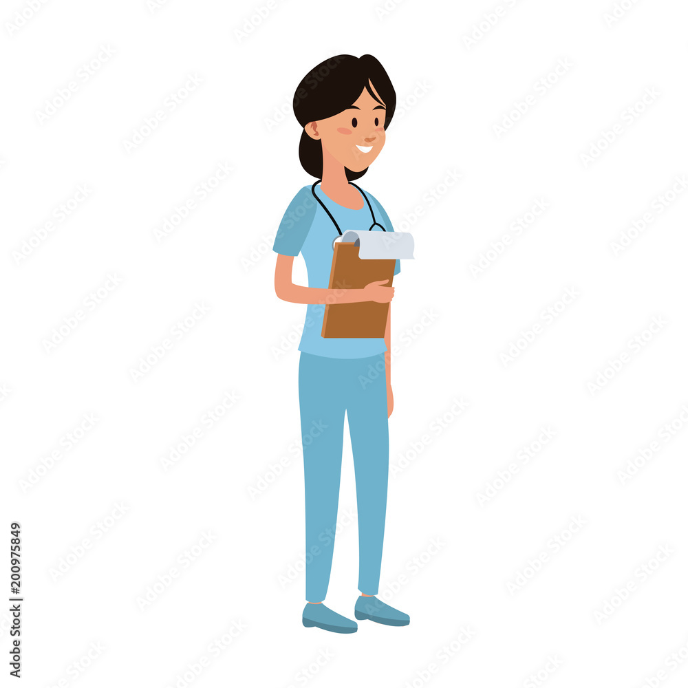 Female doctor cartoon vector illustration graphic design Female doctor cartoon vector illustration graphic design