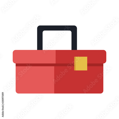Construction toolbox isolated vector illustration graphic design