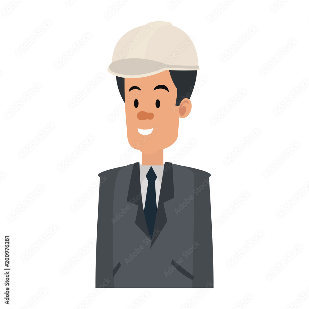 Engineer male cartoon vector illustration graphic design Engineer male cartoon vector illustration graphic design