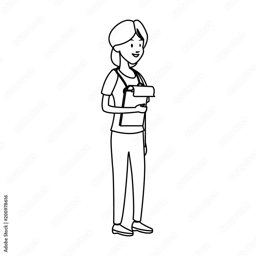 Female doctor cartoon vector illustration graphic design Female doctor cartoon vector illustration graphic design
