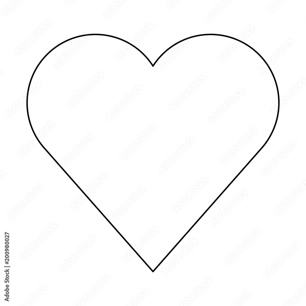 heart icon over white background, vector illustration heart icon over white background, vector illustration