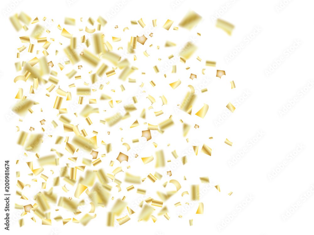 Gold, Silver Foil Confetti Falling Down. Elegant Christmas, Birthday Party, New Year Winter Background. Gift Card, Sale Golden Tinsel Texture. Noble Gold, Silver Foil Confetti Border Gold, Silver Foil Confetti Falling Down. Elegant Christmas, Birthday Party, New Year Winter Background. Gift Card, Sale Golden Tinsel Texture. Noble Gold, Silver Foil Confetti Border