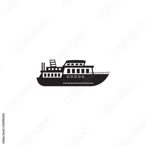 ferry icon. Element of ship illustration. Premium quality graphic design icon. Signs and symbols collection icon for websites  web design  mobile app