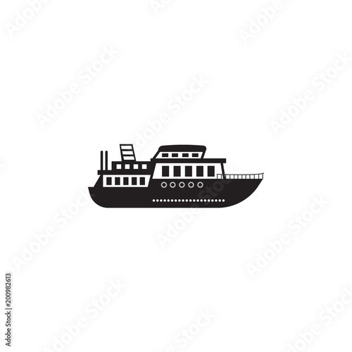 ferry icon. Element of ship illustration. Premium quality graphic design icon. Signs and symbols collection icon for websites, web design, mobile app