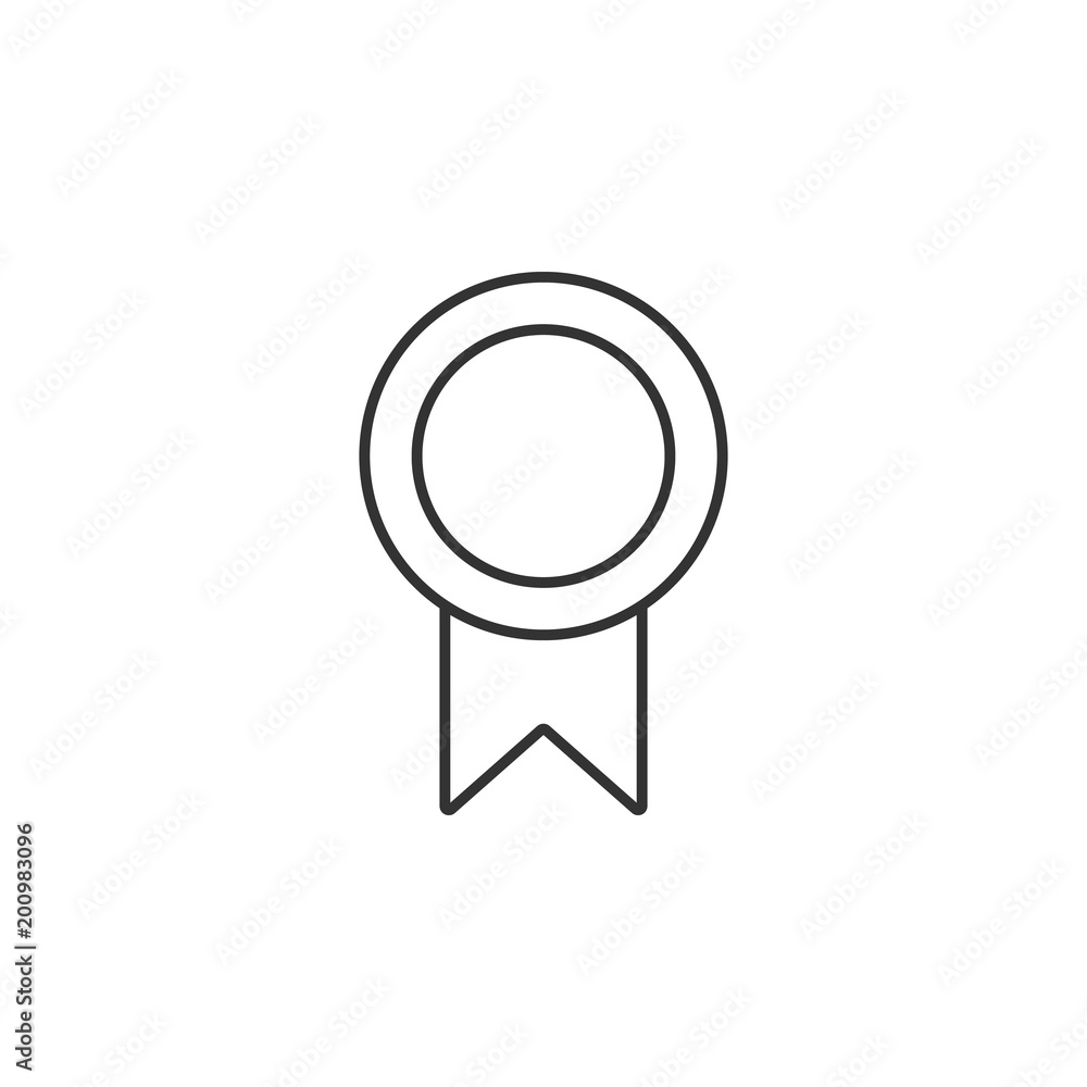 Award line icon. Simple element illustration. Award line symbol design template. Can be used for web and mobile Award line icon. Simple element illustration. Award line symbol design template. Can be used for web and mobile