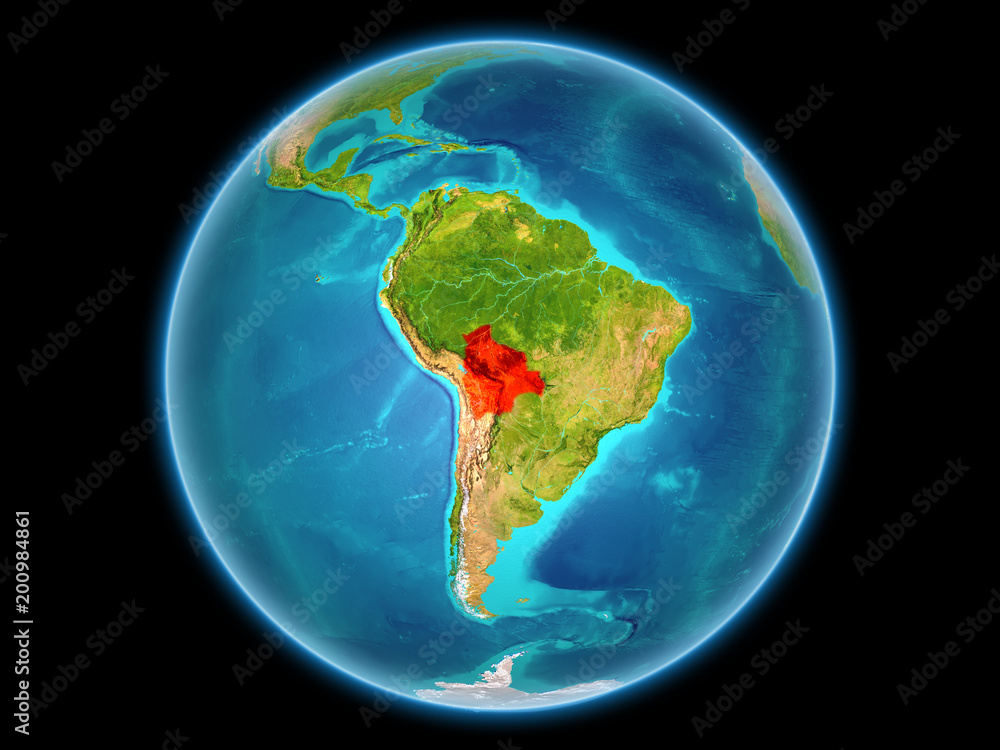 Bolivia on planet Earth Bolivia on planet Earth