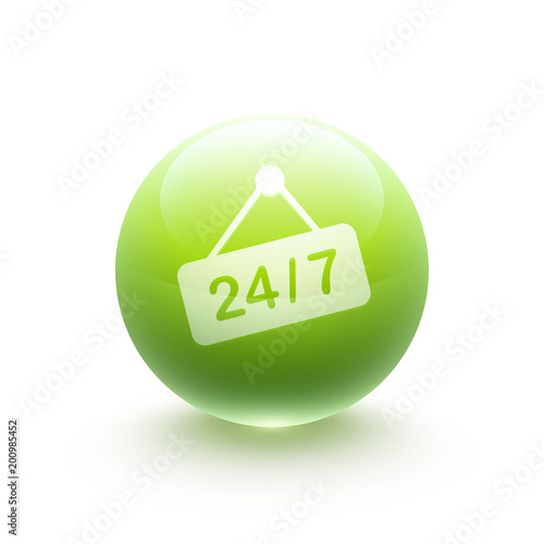 icône web 24/7
