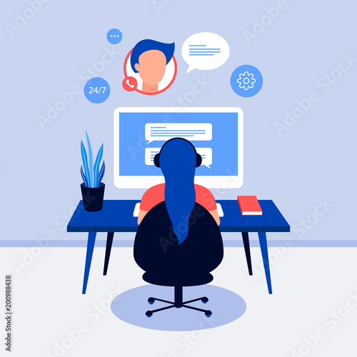Technical support design concept.