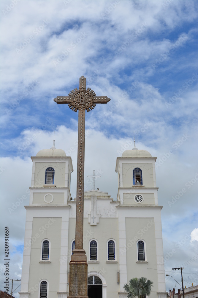 Cross and church